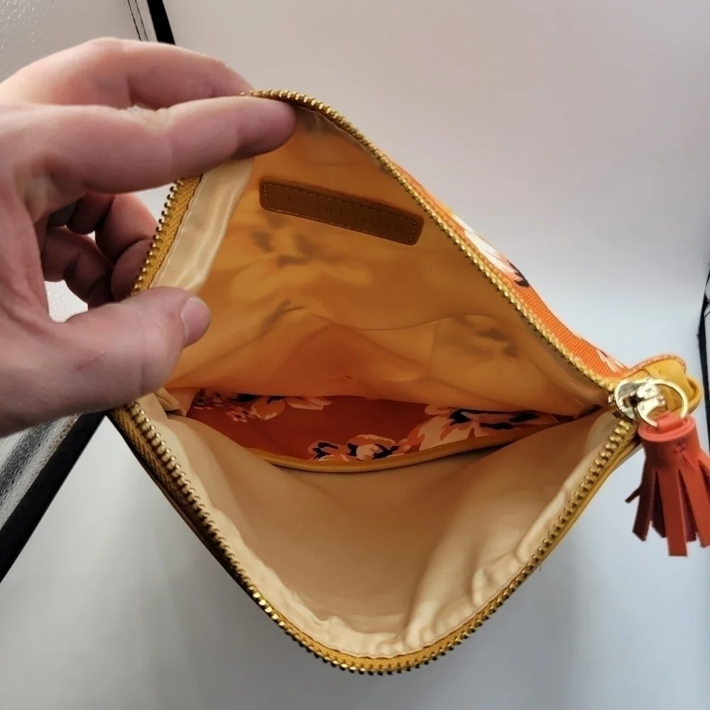 Rachel Pally Fold-Over Floral Clutch Purse